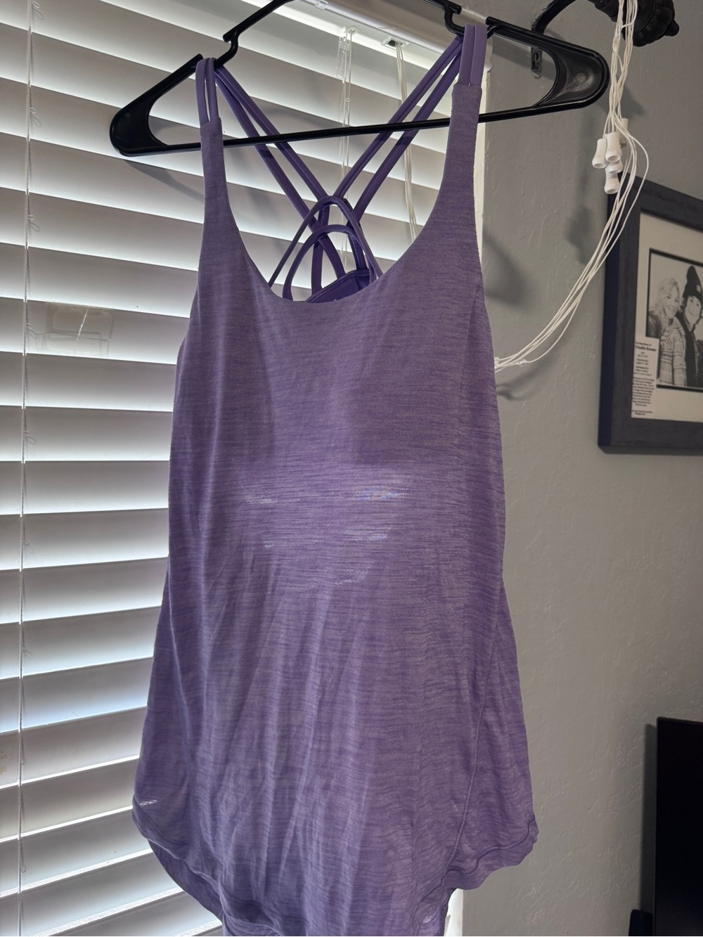 lululemon athletica Strappy Back Tank Top - Lavender Purple